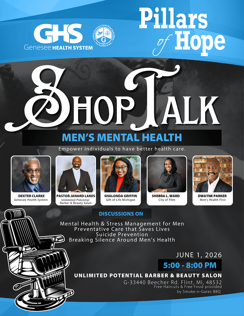 Shop Talk flyer